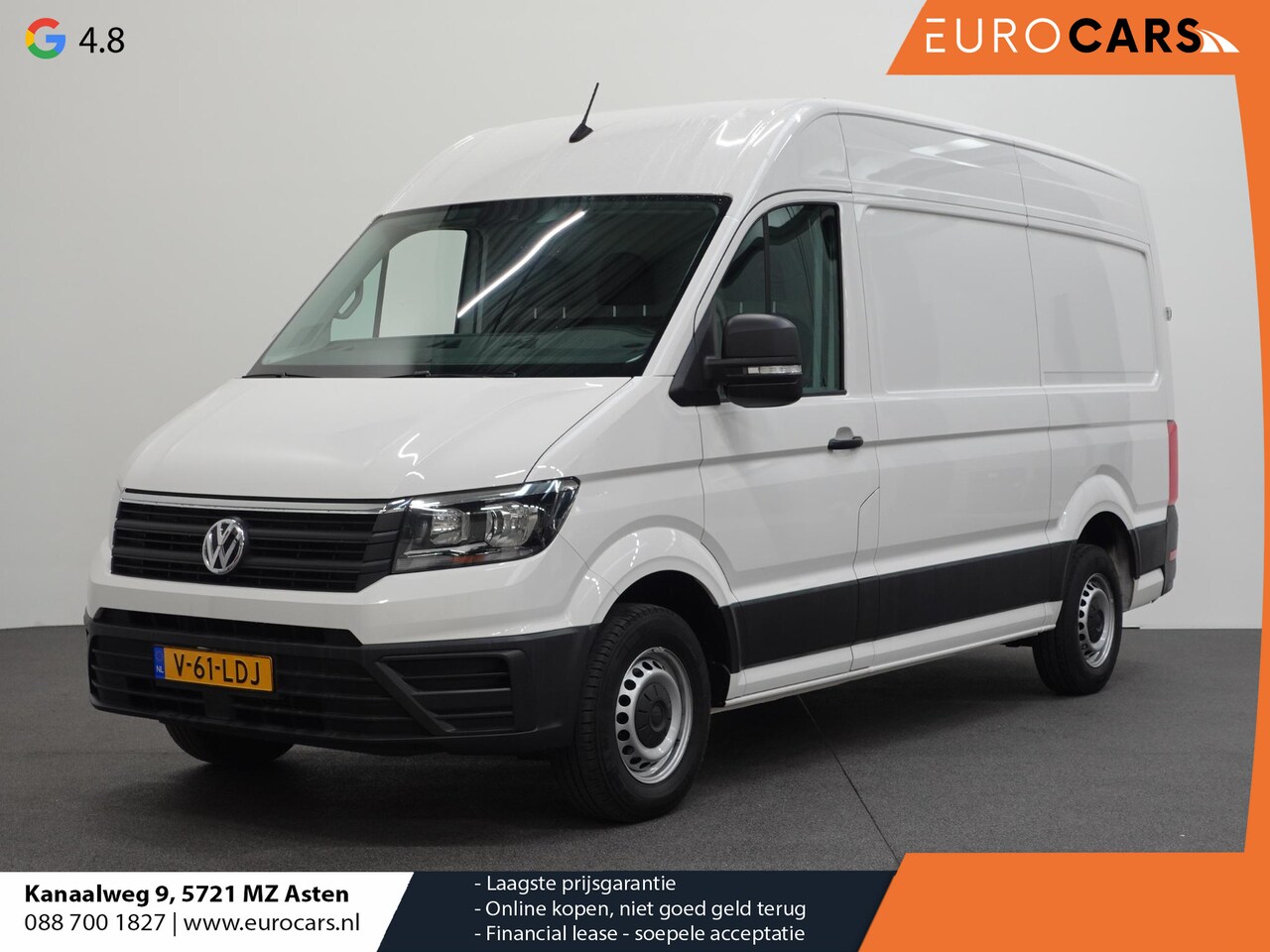 Volkswagen Crafter - 177pk Automaat L3H3/ L2H2 Apple Carplay Camera Cruise control Trekhaak Airco Standkachel - AutoWereld.nl