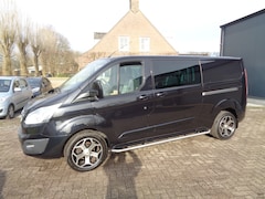 Ford Transit Custom - 290 2.2 TDCI L2H1 Limited DC Dubbel cabine, side bars, navigatie, pdc v+a, trekhaak, 6 per