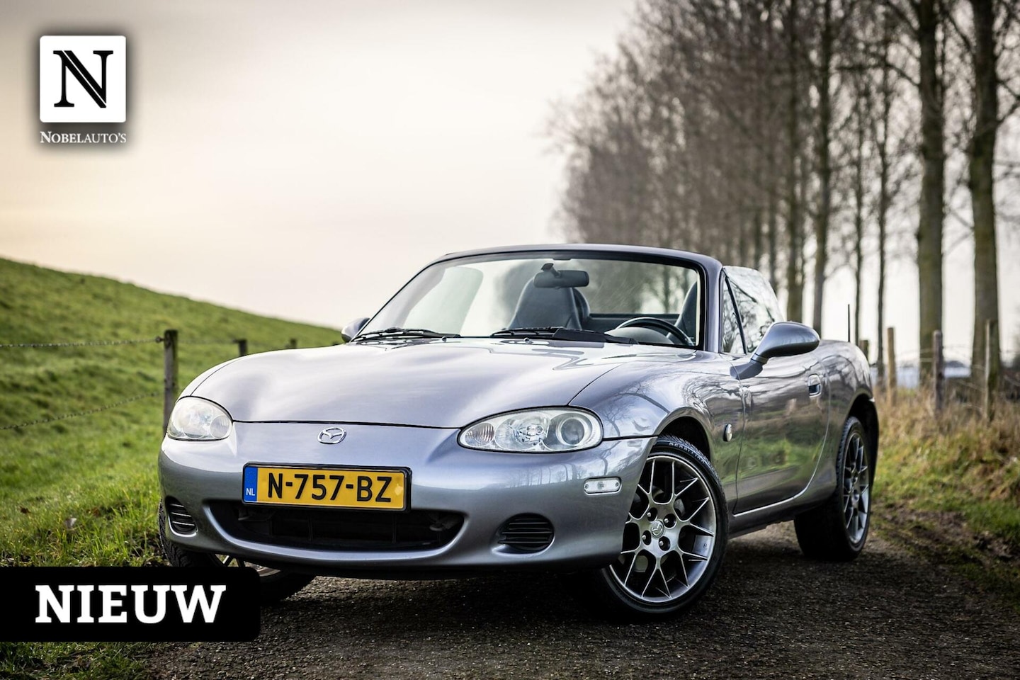 Mazda MX-5 - 1.6i Dynamic | Leer | Stoelverwarming | Nwe kap - AutoWereld.nl