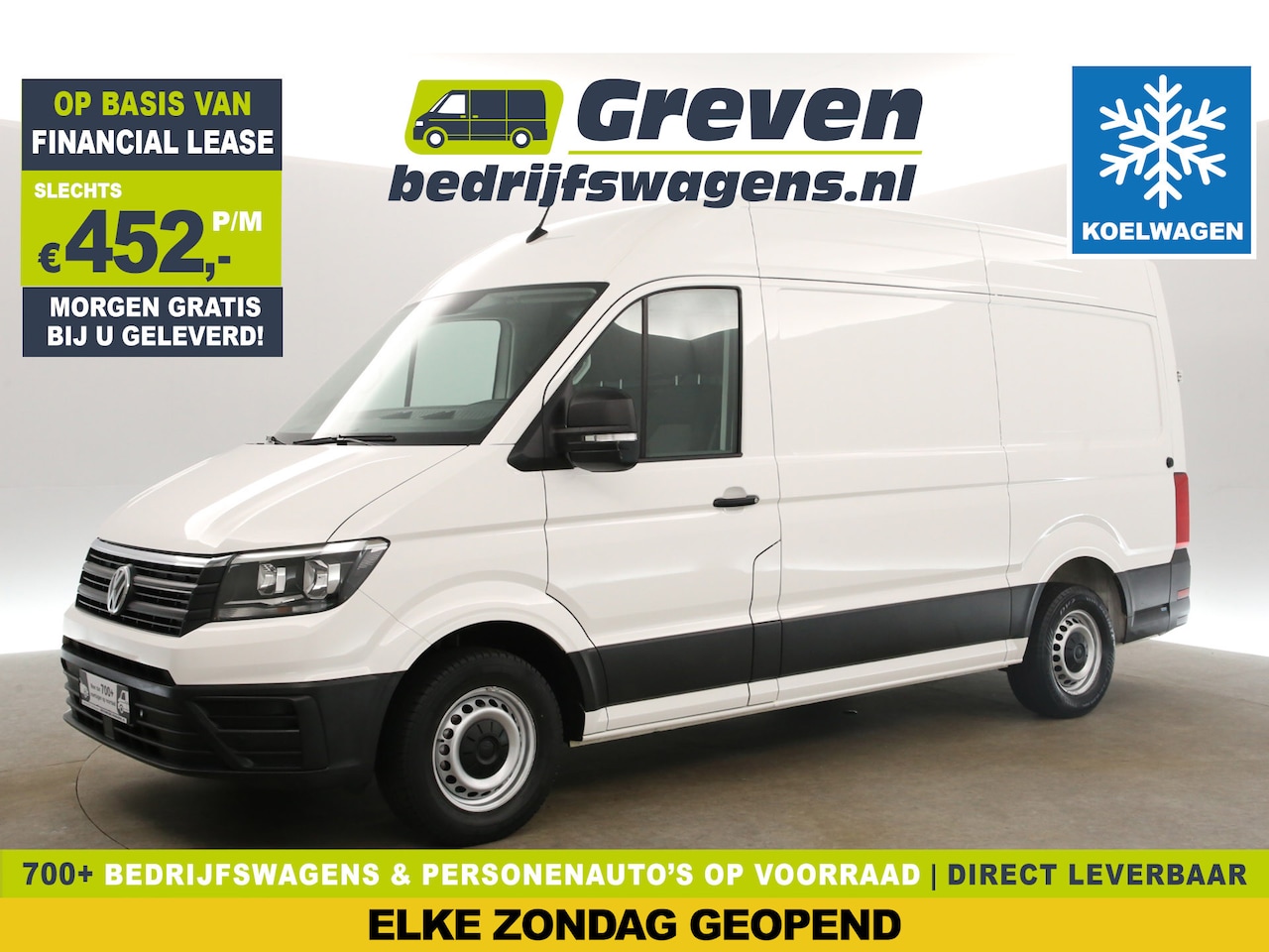 Volkswagen Crafter - 2.0 TDI L3H3 | Koelwagen | Airco Trekhaak Camera PDC Carplay Koelauto Koeling - AutoWereld.nl