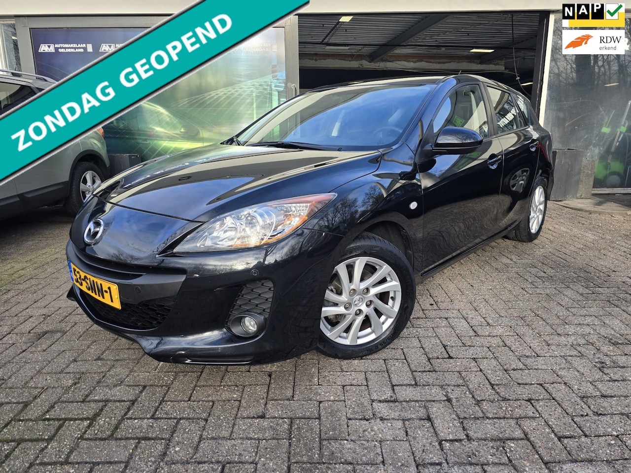 Mazda 3 - 1.6 Business | 12MND GARANTIE | NW APK | NAVI | PDC | LMV | ELEC RAMEN | - AutoWereld.nl