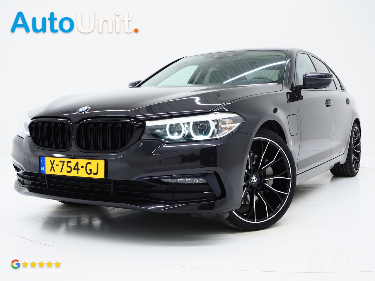 BMW 5-serie - 530e iPerformance High Executive | Virtual Cockpit | 360 | Leder | LED | Sfeerverlichting - AutoWereld.nl