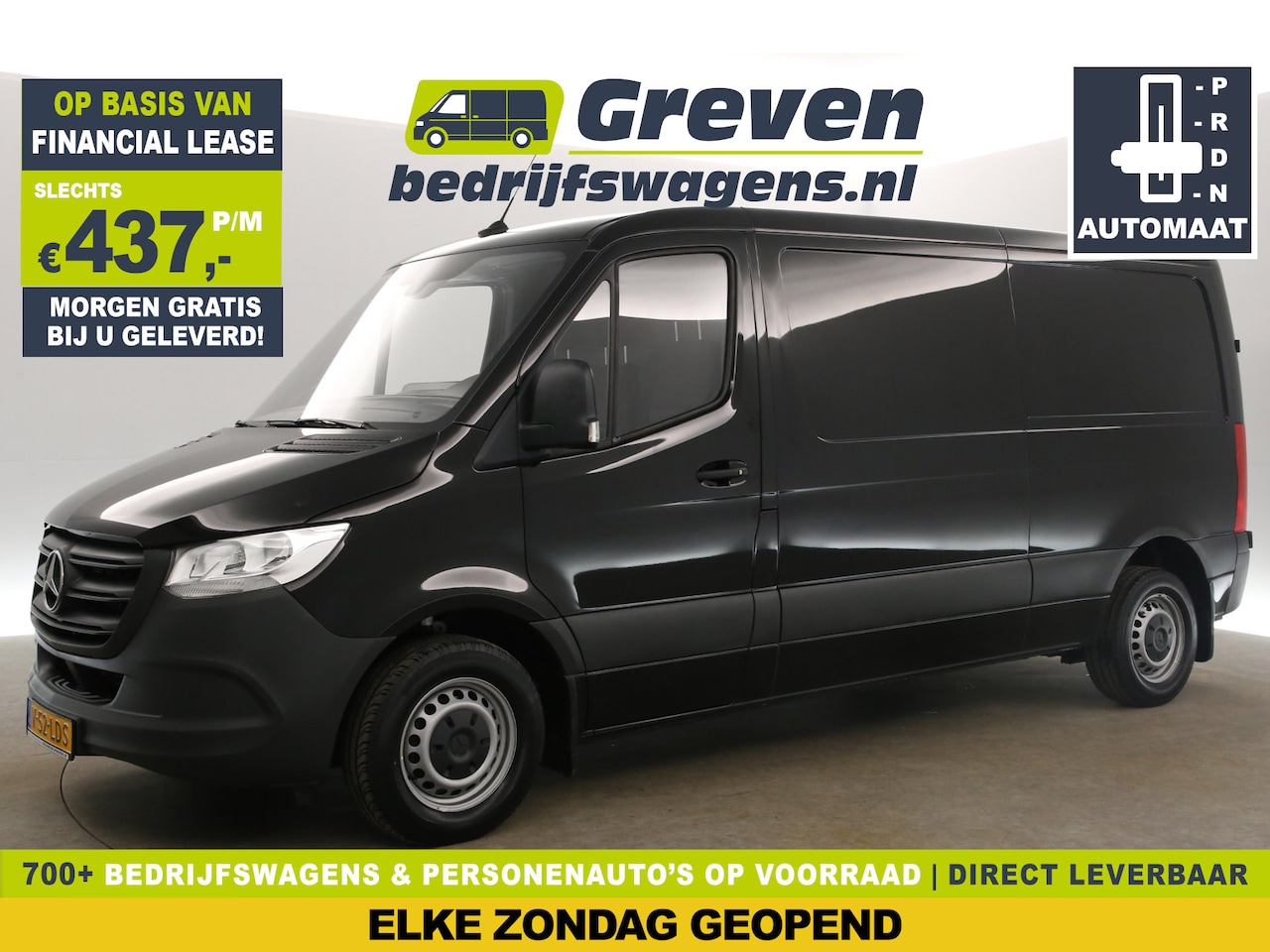 Mercedes-Benz Sprinter - 314 2.2 CDI L2H1 143PK Automaat Airco Cruise Camera Carplay 3 Persoons - AutoWereld.nl