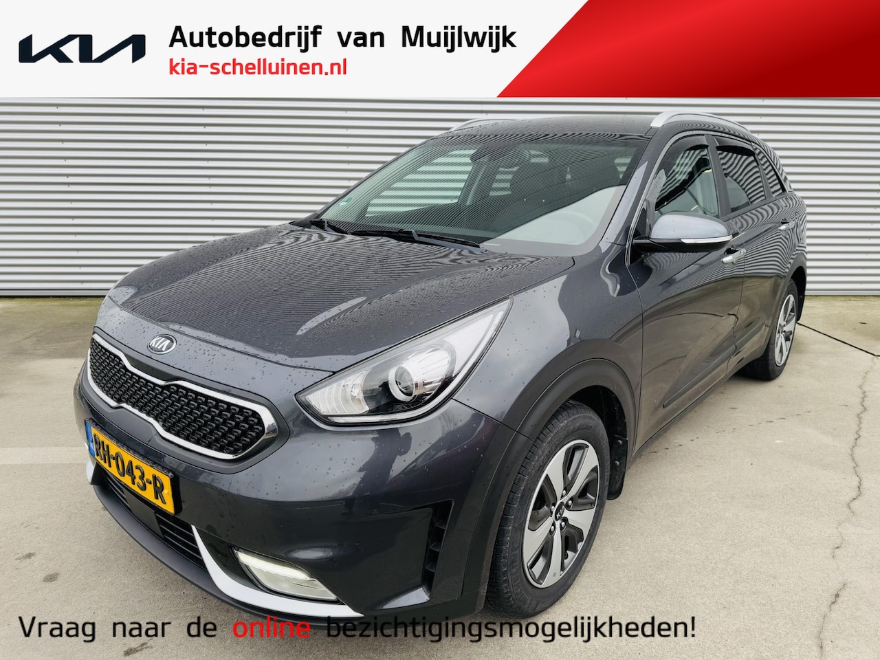 Kia Niro - 1.6 GDi Hybrid BusinessLine Leder | Stoel&Stuurverw | Privacyglass | Keyless - AutoWereld.nl