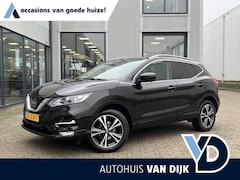 Nissan Qashqai - 1.2 N-Connecta | 2e eign./Voll Historie/Navi/Pano-Dak/Camera/18"/Privacy Glass