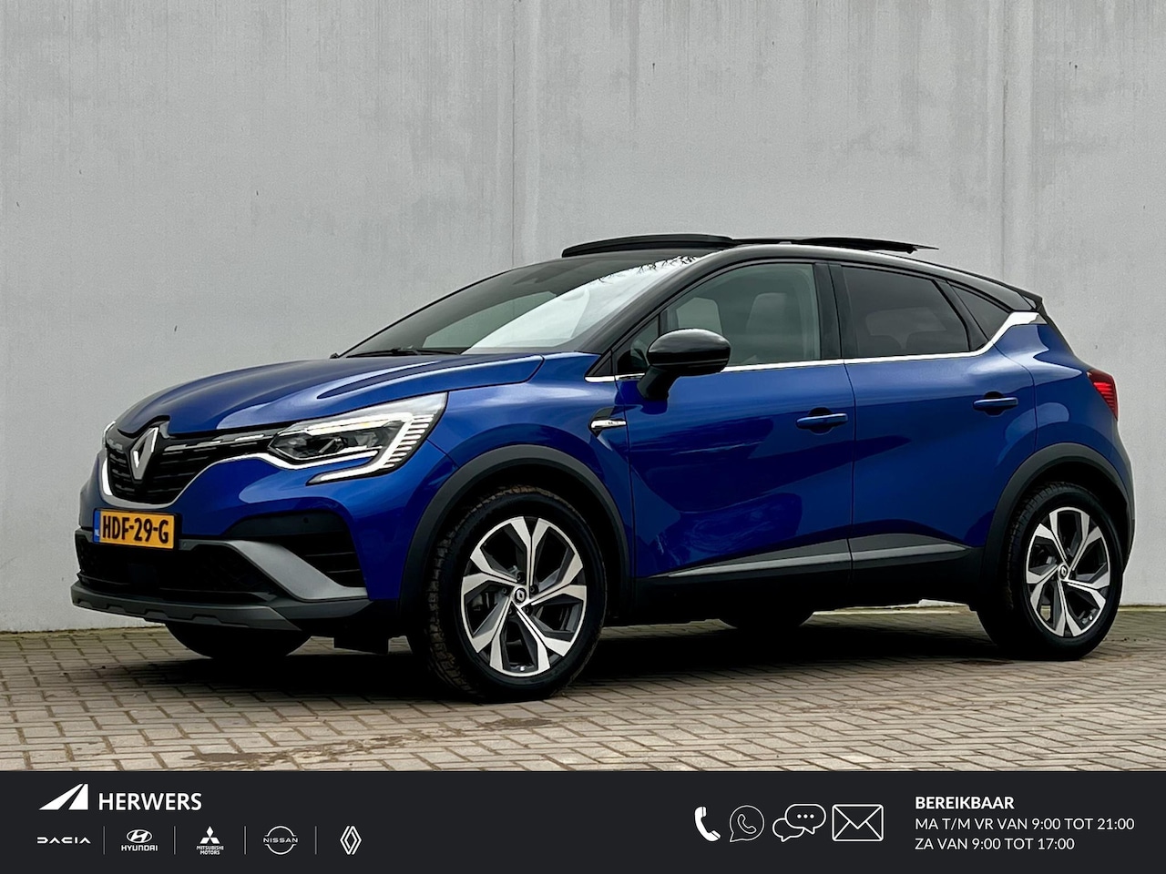 Renault Captur - 1.6 E-Tech Hybrid 145 R.S. Line Automaat / Dealer onderhouden / Schuif-kanteldak / Navi gr - AutoWereld.nl