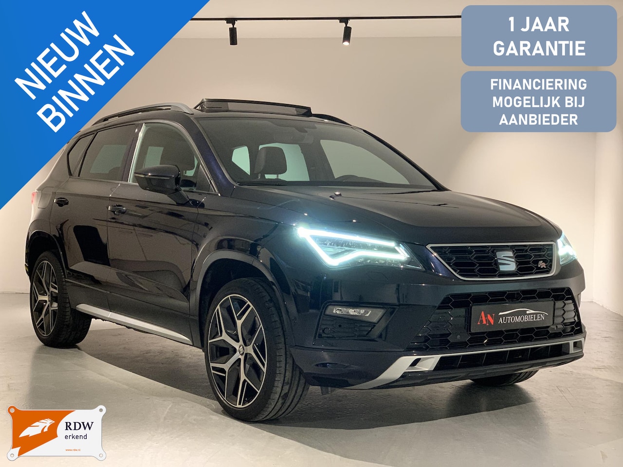 Seat Ateca - 1.5 TSI FR Black Edition Full option 1 Jaar garant - AutoWereld.nl