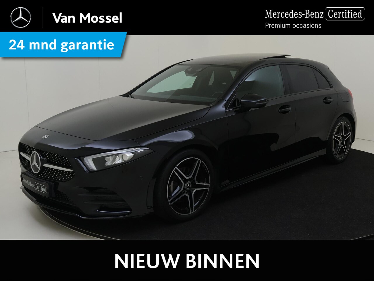 Mercedes-Benz A-klasse - 180 Business Solution AMG Panorama Dak / Night Pakket / Parkeer Camera / Stoelverwarming - AutoWereld.nl