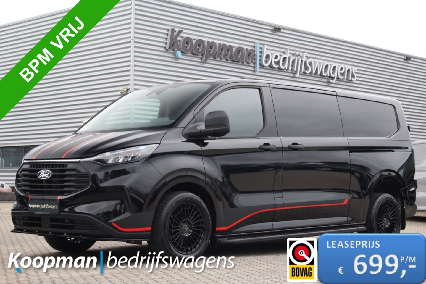 Ford Transit Custom - 320 2.0TDCI 170pk L2H1 Trend | 4x4 | AWD | 2x Stoel | Automaat | L+R Zijdeur | Sync 4 13" - AutoWereld.nl