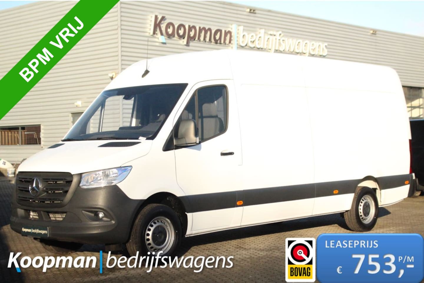 Mercedes-Benz Sprinter - 315 1.9CDI 150pk L4H2 Base | Stoelverwarming | Carplay/Android | Climate | Lease 753,- p/m - AutoWereld.nl