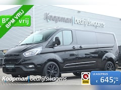 Ford Transit Custom - 320 2.0TDCI 170pk L2H1 Limited DC | Automaat | L+R Zijdeur | Standkachel | Trekhaak | Came