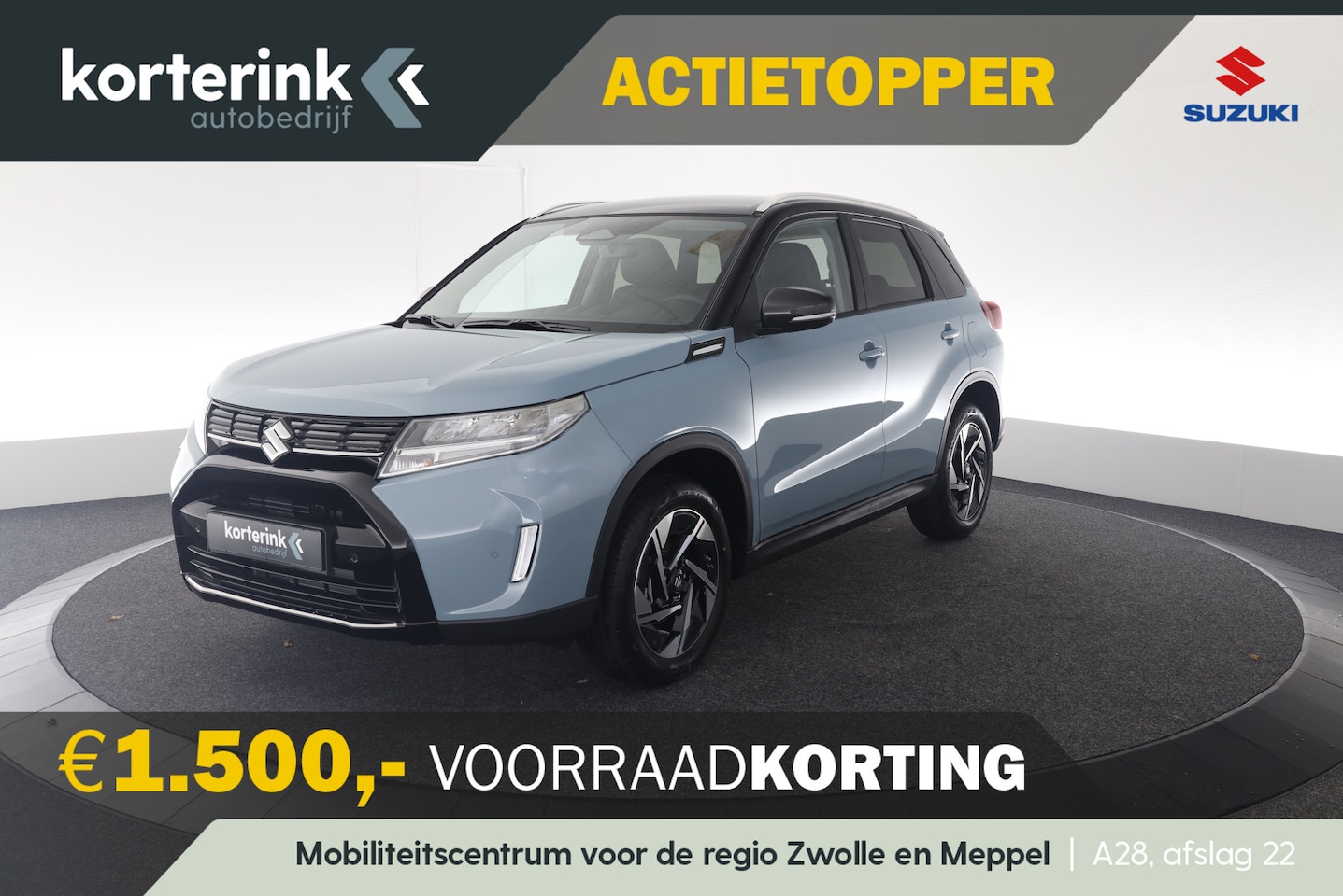 Suzuki Vitara - 1.5 Hybrid Style | Nu met € 1.500,- korting en gratis rubberkofferbakmat - AutoWereld.nl