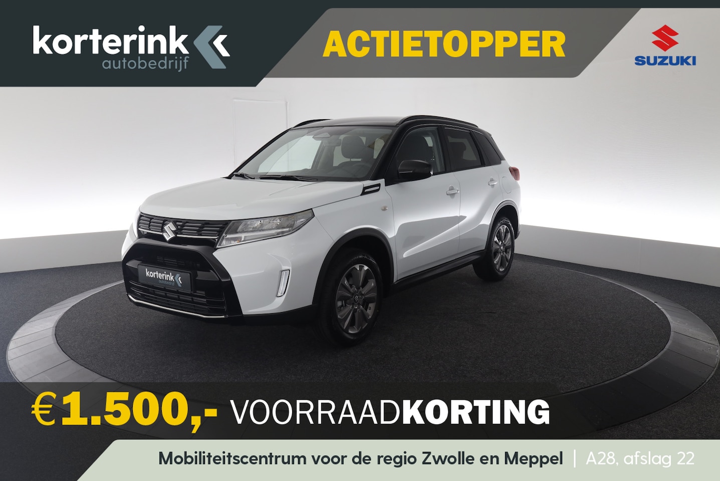 Suzuki Vitara - 1.4 Boosterjet Select Smart Hybrid | Nu met € 1.500,- gratis rubberkofferbakmat - AutoWereld.nl