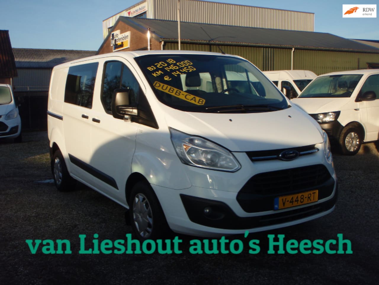 Ford Transit Custom - L1 Dubbele Cabine 146296 km Bj 18 - AutoWereld.nl