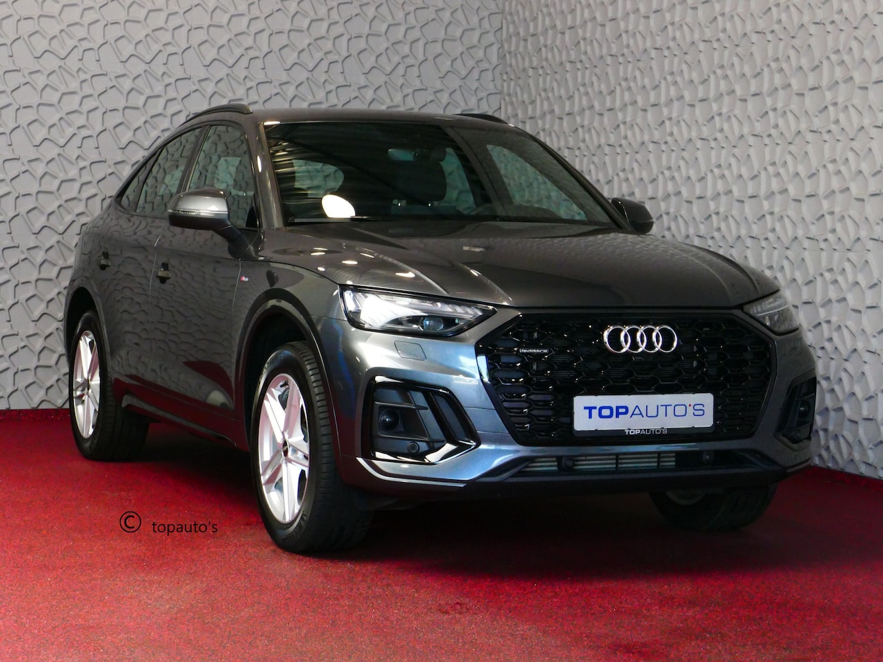 Audi Q5 Sportback - 50 TFSI e PHEV 2X S-LINE QUATTRO BLACK EDITION MATRIX LED ELEK.KLEP LEER VIR.COCKPIT STOEL - AutoWereld.nl