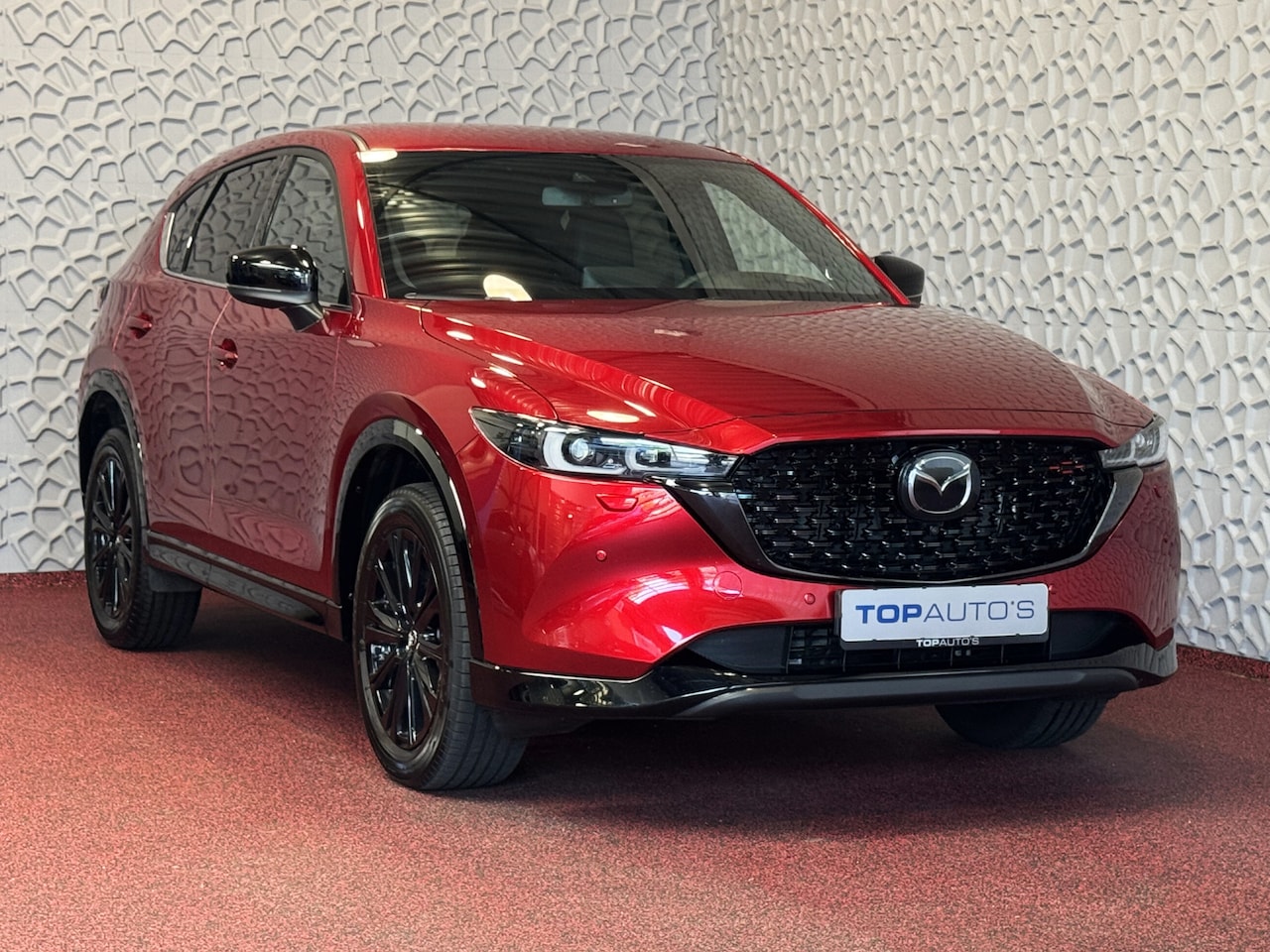 Mazda CX-5 - E-SKYACTIV MHEV 2.0 165 PK HOMURA LEER BOSE ELEK.KLEP HEADUP 360.CAMERA 19''LMV FULL LED C - AutoWereld.nl