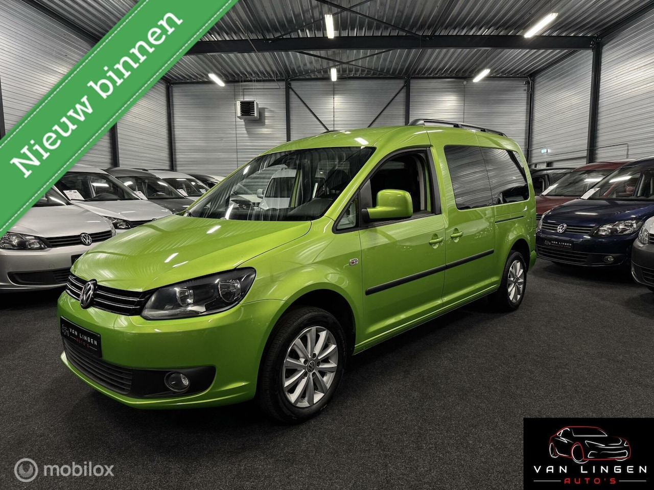 Volkswagen Caddy Maxi - 1.2 TSI Highline Airco|Cruise|Trekhaak - AutoWereld.nl