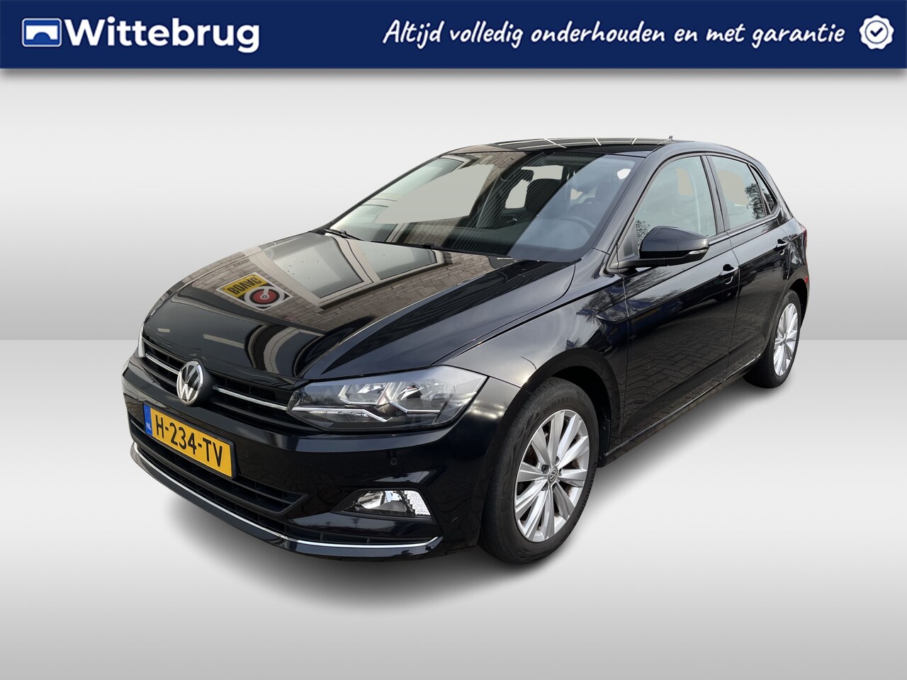 Volkswagen Polo - 1.0 TSI Highline / ADAPT. CRUISE/ PARK. SENSOREN/ NAVI/ APP-CONNECT/ DAB/ CLIMA/ 16"LMV - AutoWereld.nl