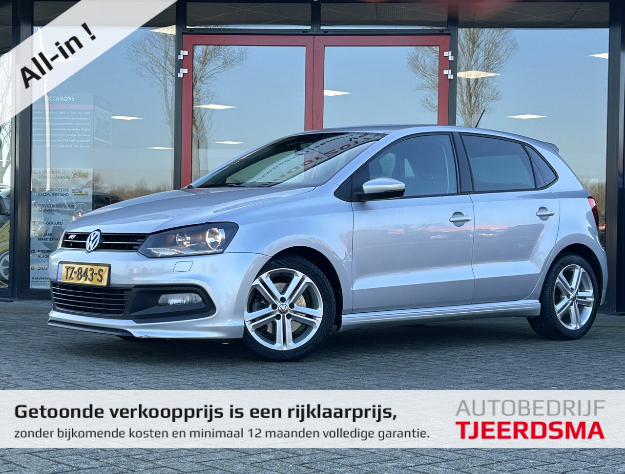 Volkswagen Polo - 1.2 TSI BlueMotion R-Line Edition Navi/Clima/Cruise/PDC/Stoelverw - AutoWereld.nl