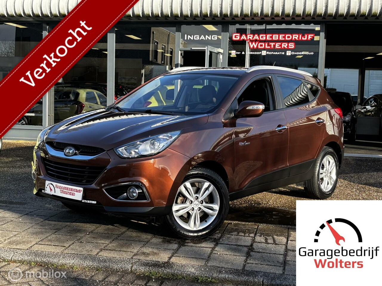 Hyundai ix35 - 1.6i Style 4x stoelverwarm. leder lmv garantie. - AutoWereld.nl