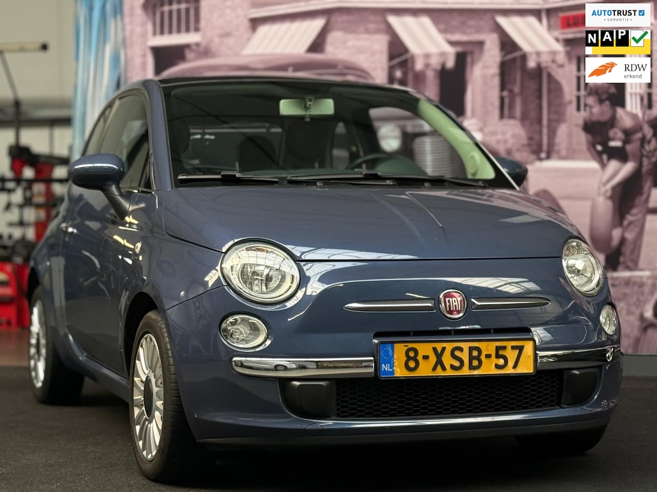 Fiat 500 - 1.0 TwinAir Lounge|Pano|Airco|LM - AutoWereld.nl