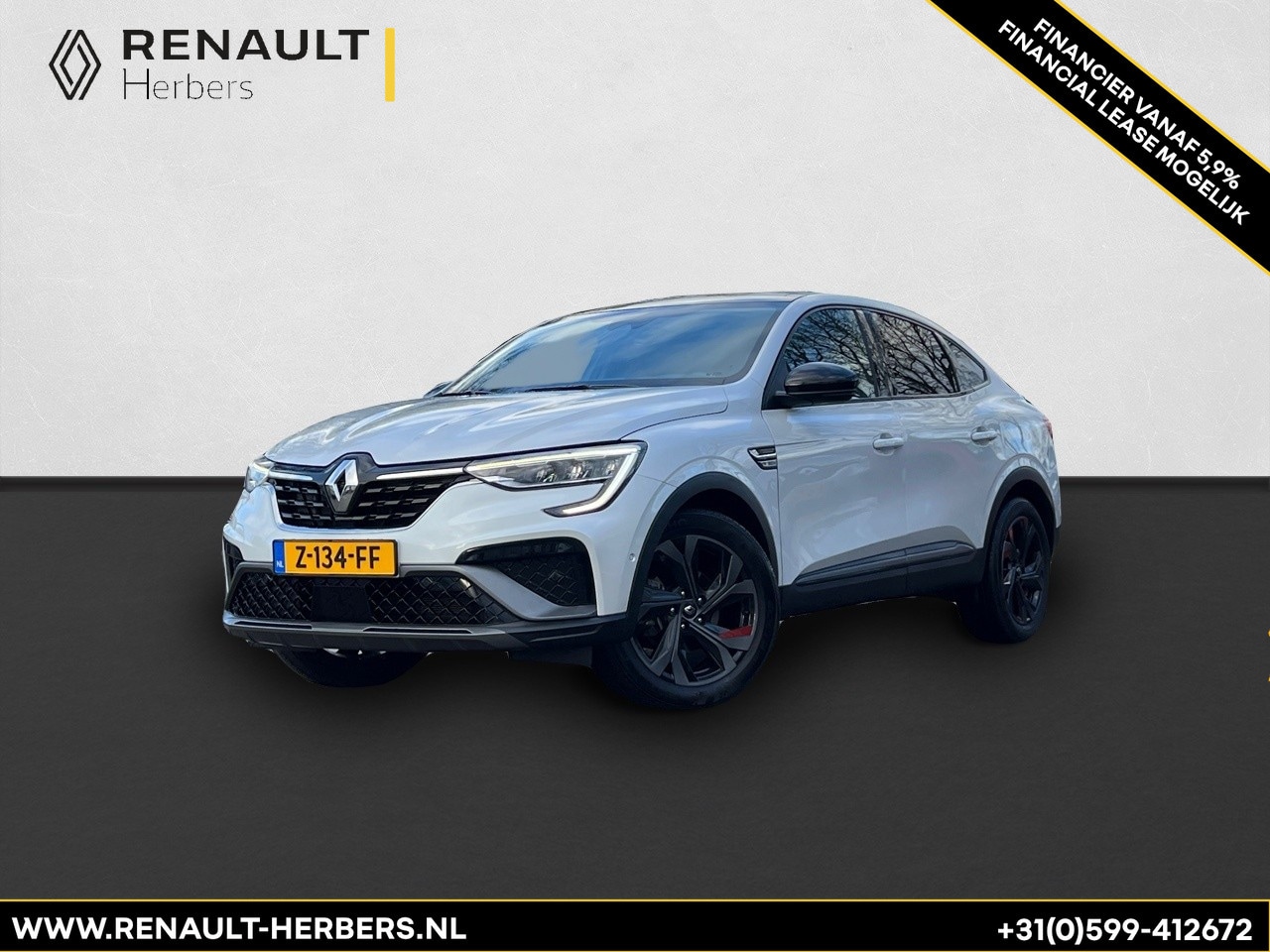 Renault Arkana - 1.6 E-Tech hybrid 145 R.S. Line RS Line / PANORAMADAK / VELE OPTIES - AutoWereld.nl