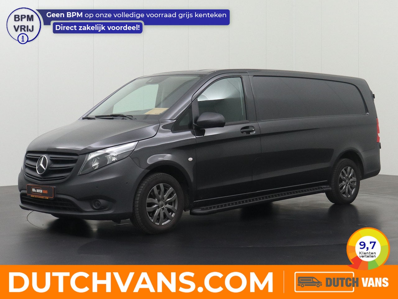 Mercedes-Benz Vito - 116CDI 9G-Tronic Automaat XL-lang | Navigatie | Camera | 3-Persoons | Airco | Cruise - AutoWereld.nl