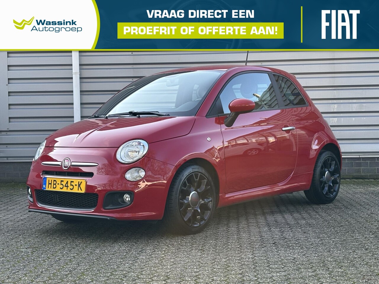 Fiat 500 - Twinair Turbo 500S | Airco | 7'' TFT display | Super uitstraling! | - AutoWereld.nl