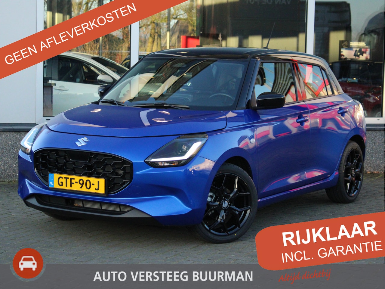 Suzuki Swift - 1.2 Comfort Smart Hybrid Carplay/Android Auto Draadloos, Adaptieve Cruise Control, Keyless - AutoWereld.nl