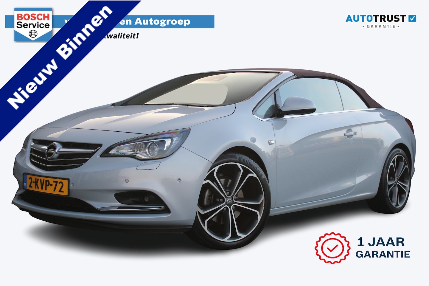 Opel Cascada - 1.6 Turbo Cosmo 170pk | incl. 12 maanden garantie | Lederen comfort stoelen | Dodehoek det - AutoWereld.nl