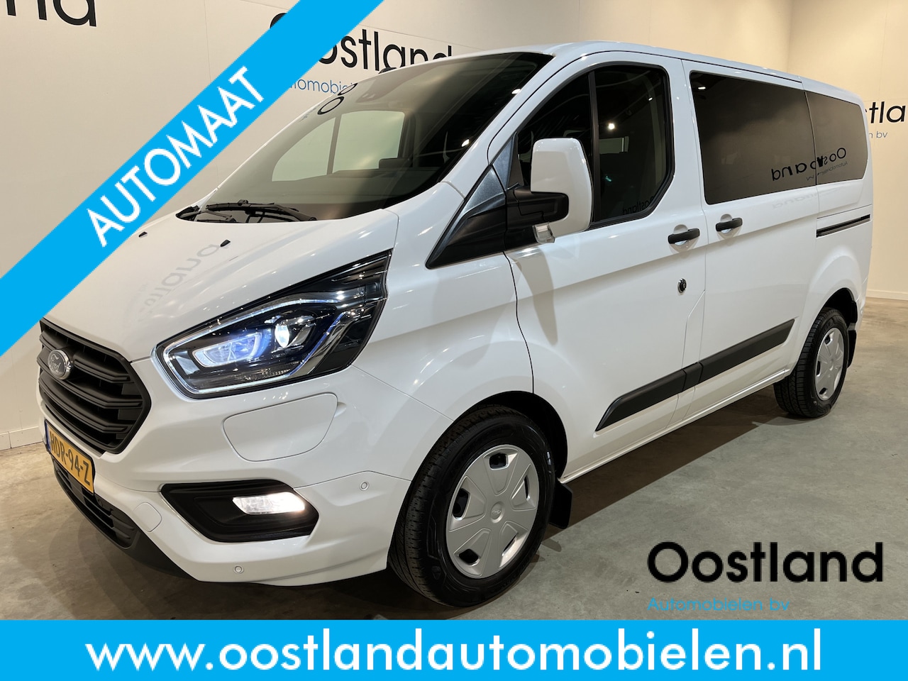 Ford Transit Custom - 320 1.0 PHEV L1H1 130 PK Automaat Persoonsvervoer / Euro 6 / 9 persoons / 2x Schuifdeur / - AutoWereld.nl