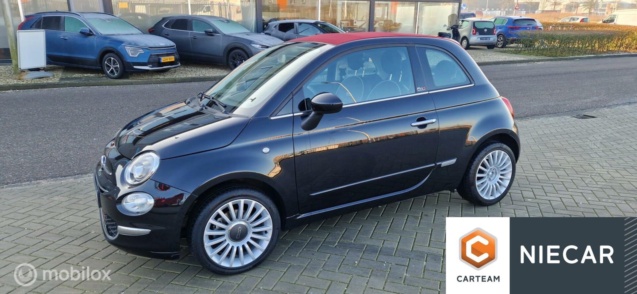 Fiat 500 - 0.9 TwinAir Turbo Lounge NAVI/BT-LMvelgen - AutoWereld.nl