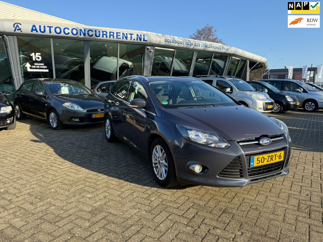 Ford Focus Wagon - 1.0 EcoBoost Titanium 1.0 EcoBoost Titanium, Navi, PDC, Inruil mogelijk. - AutoWereld.nl