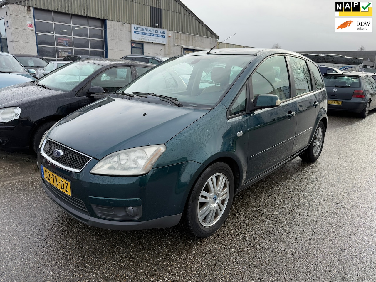 Ford Focus C-Max - 1.8-16V Ghia Automaat NAV.+ Clima Bj:2006 NAP! - AutoWereld.nl