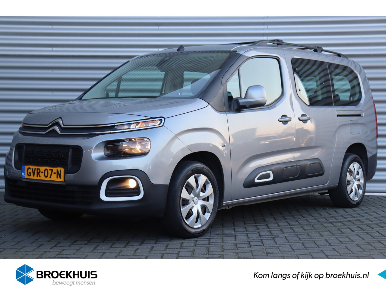 Citroën Berlingo - 1.2 PURETECH 130PK 7-ZITS FEEL AUTOMAAT / NAVI / CLIMA / LED / PDC / BLUETOOTH / CRUISECON - AutoWereld.nl