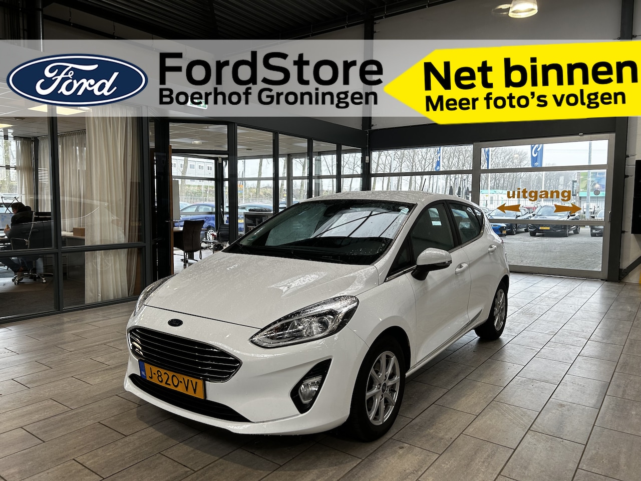 Ford Fiesta - EcoBoost 95 pk Titanium | Clima | Cruise | Apple Carplay | LED | Parkeersens. | LMV - AutoWereld.nl