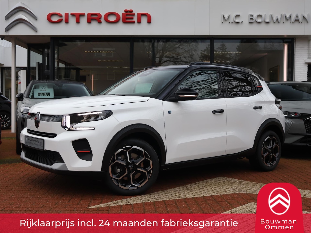 Citroën ë-C3 - EV 44kWh 113PK Automaat Max, Rijklaarprijs | Navigatie | Camera | 17 inch Lichtmetalen wie - AutoWereld.nl