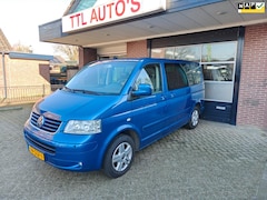 Volkswagen Transporter Multivan - 2.5 TDI Highline, Trekhaak, PDC, Dakraam, 7P, Cruise, Clima, Navi, NAP