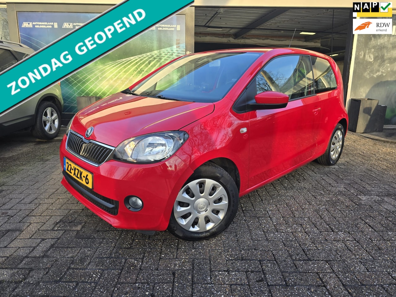 Skoda Citigo - 1.0 Greentech Tour | 1E EIGENAAR | 12MND GARANTIE | AIRCO | NAVI | NW APK - AutoWereld.nl