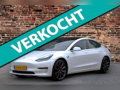 Tesla Model 3 - Performance AWD 75 kWh Automaat 463PK | Autopilot | Zwart Leer