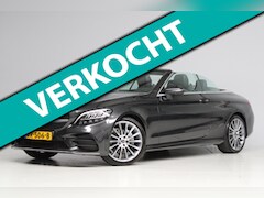 Mercedes-Benz C-klasse Cabrio - 180 AMG [ burmester airscarf 360 camera leder virtual dashboard dodehoek detectie ] ORIG.