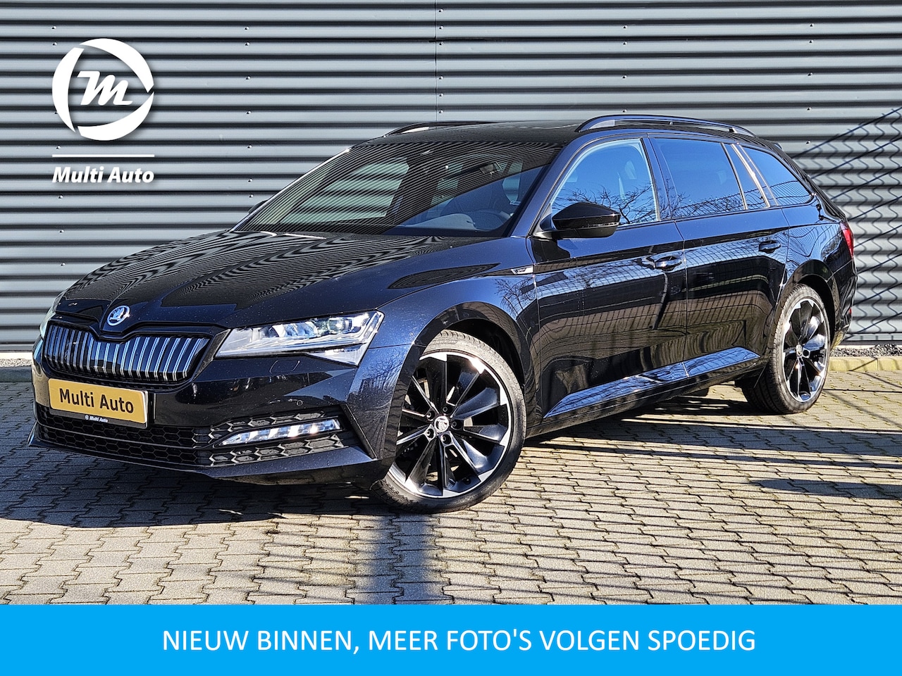 Skoda Superb Combi - 1.4 TSI iV Sportline Plug In Hybrid 218pk PHEV | Panodak | Trekhaak af Fabriek | Alcantara - AutoWereld.nl