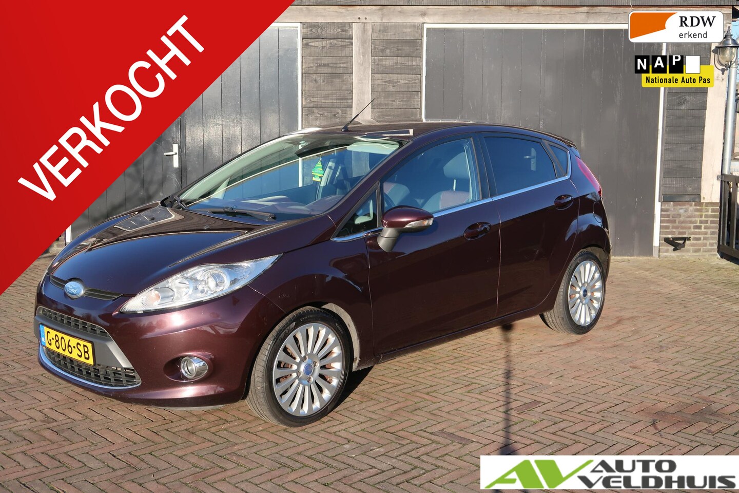 Ford Fiesta - 1.4 Titanium Cruise, voorruitverwarming, parkeersensoren. - AutoWereld.nl