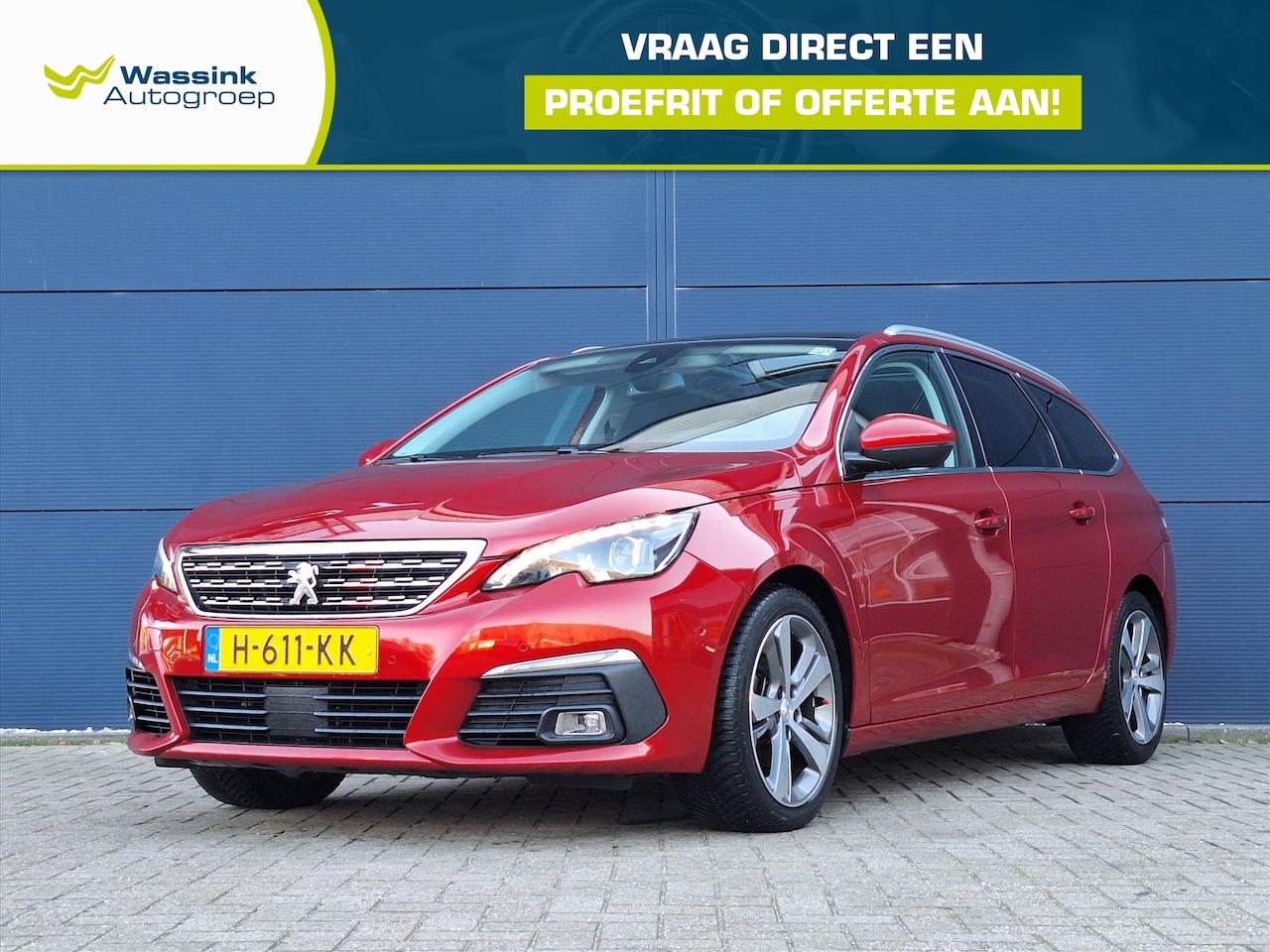 Peugeot 308 - 1.5 BlueHDi 130pk S&amp;S EAT8 Blue Lease Premium | trekhaak | all season banden | panoram - AutoWereld.nl