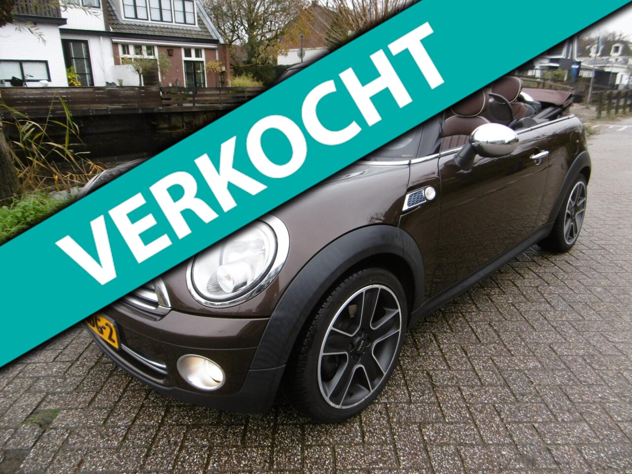 MINI Cabrio - Mini 1.6 Cooper 122pk Automaat Leder Airco PDC Geen import - AutoWereld.nl