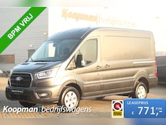 Ford Transit - 350 2.0TDCI 165pk L2H2 Limited | Automaat | L+R Zijdeur | 360° Camera | Adap. Cruise | Car