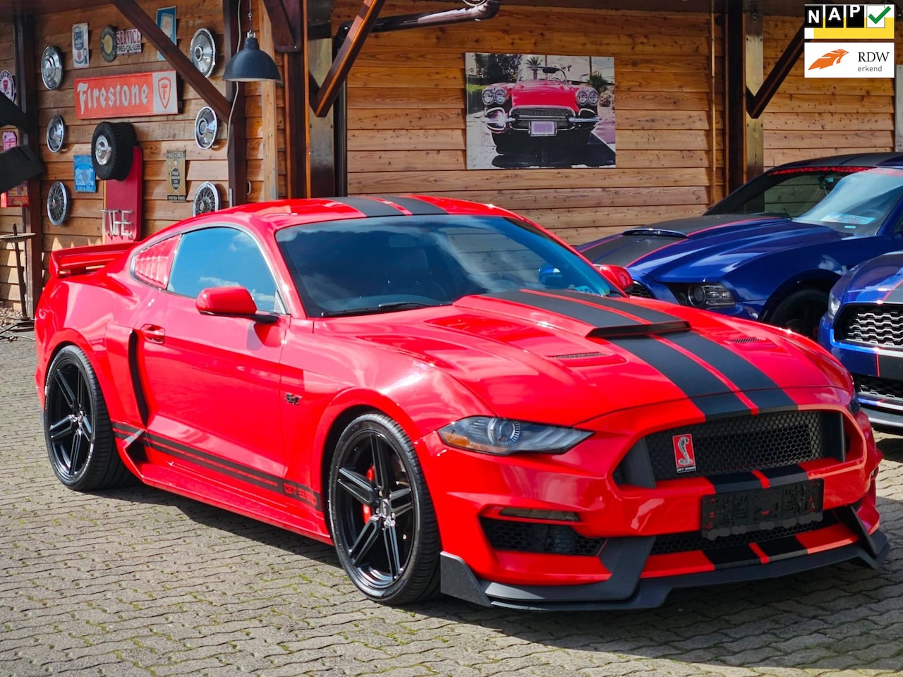 Ford Mustang Fastback - 5.0 V8 GT 350 uitvoering (handgeschakeld !) 466 pk ! - AutoWereld.nl