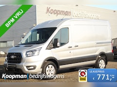 Ford Transit - 350 2.0TDCI 165pk L2H2 Limited | Automaat | L+R Zijdeur | 360° Camera | Adap. Cruise | Car