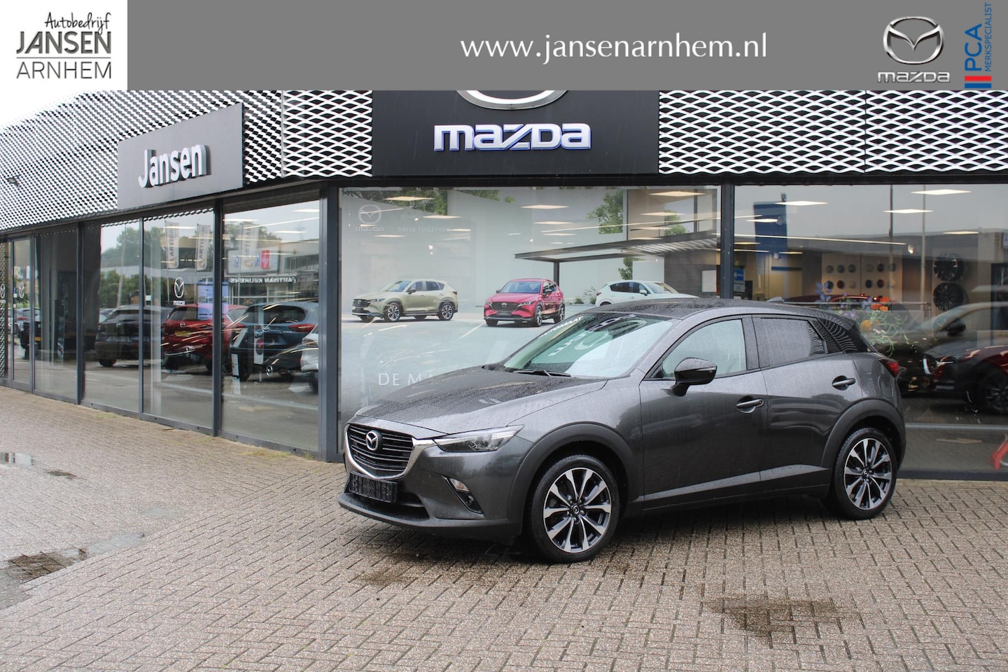 Mazda CX-3 - 2.0 SkyActiv-G 121 Luxury 2.0 SkyActiv-G 121 Luxury , Automaat, Wit Leder, Navi, Apple Carplay, Clima, Cruise, LMV 1 - AutoWereld.nl