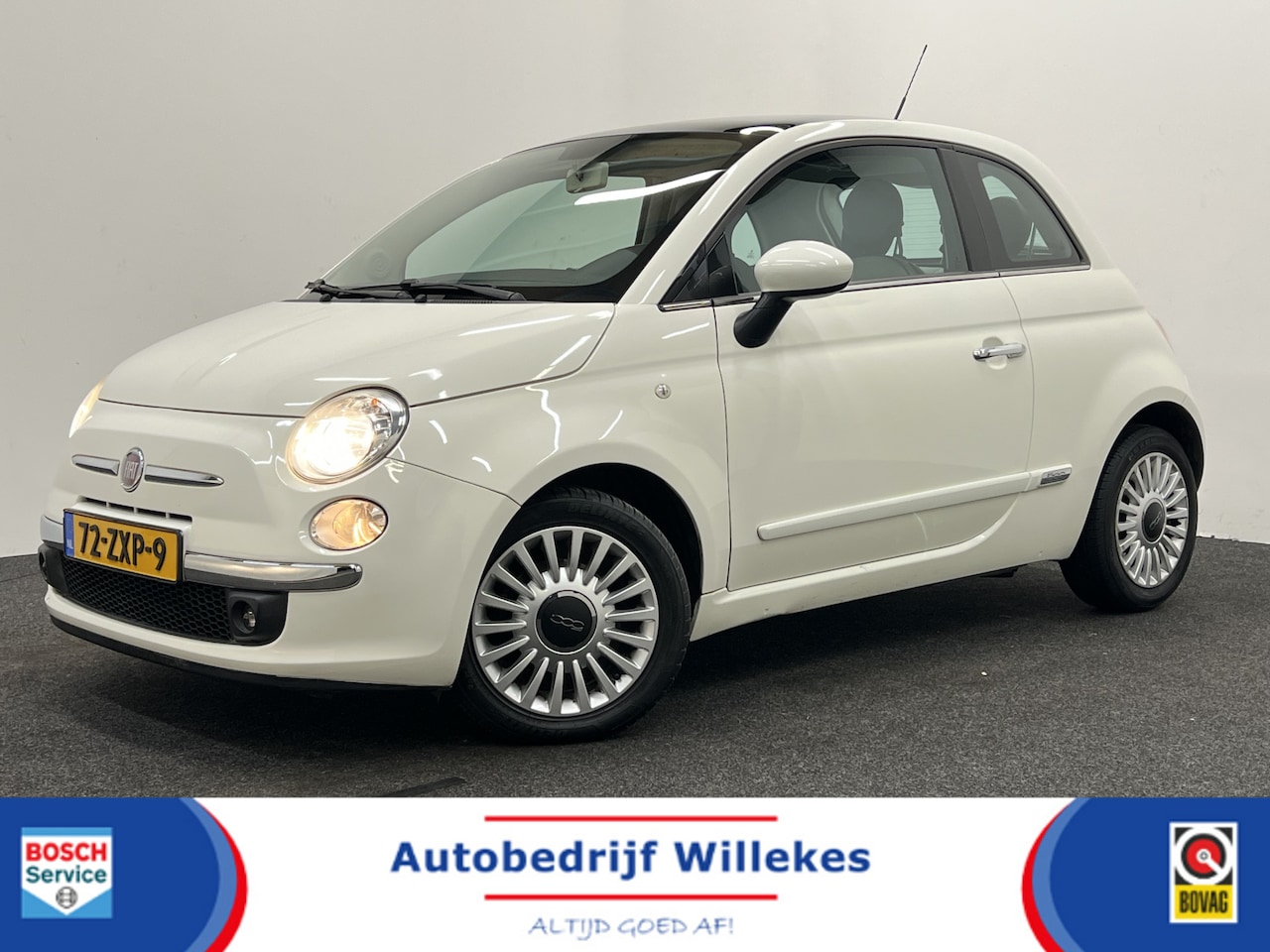 Fiat 500 - 0.9 TwinAir Lounge | PANORAMADAK | AIRCO | BLUETOOTH | - AutoWereld.nl